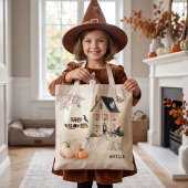 ホイッジカルハロウィンお化け屋敷の幽霊 トートバッグ