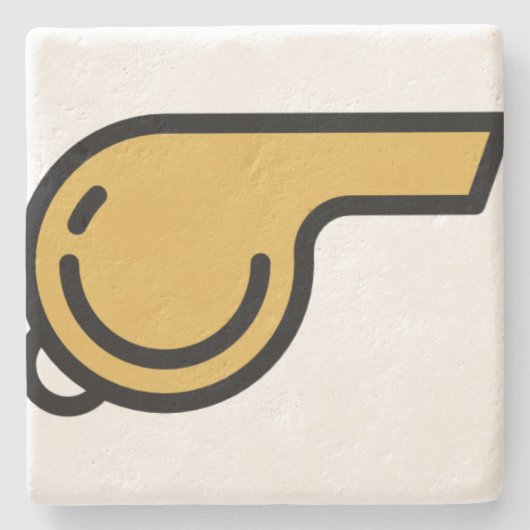 ホイッスル ストーンコースター (正面)