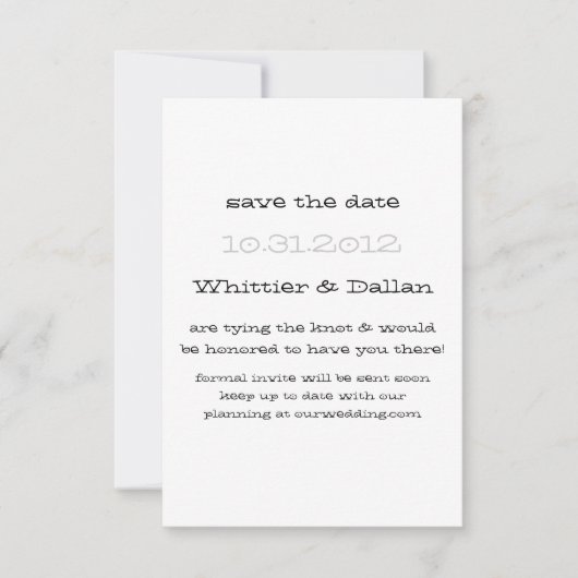 ホイットアンのお知らせ セーブザデート (正面)