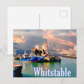 ホイットスタブル港 ポストカード (正面/裏面)