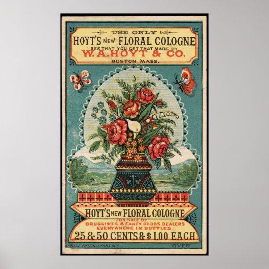 ホイットズニューフローラケルンヴィンテージプリント ポスター (正面)