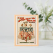 ホイットズ・ア・シンプン・ウーマンヴィンテージ・シアター・ポスター ポストカード (スタンド正面)