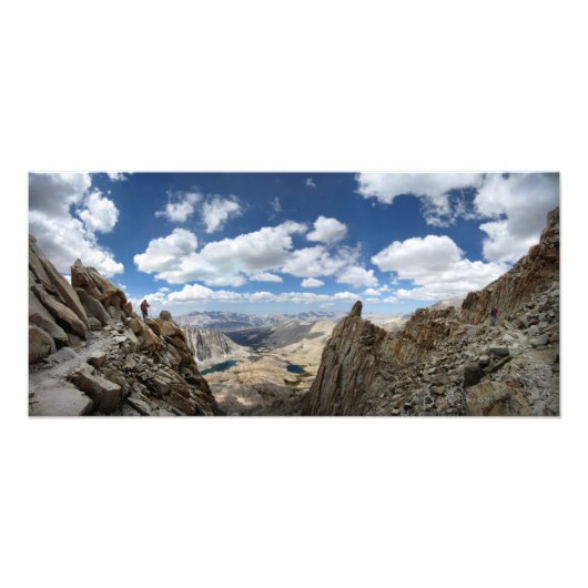 ホイットニー山遊歩道ヒッチコックとギターの湖2 フォトプリント            (正面)