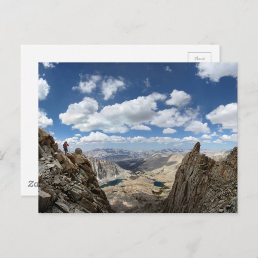 ホイットニー山遊歩道ヒッチコックとギターの湖2 ポストカード (正面/裏面)