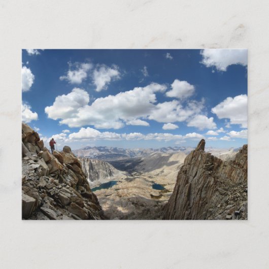 ホイットニー山遊歩道ヒッチコックとギターの湖2 ポストカード (正面)