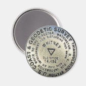 ホイットニー山頂標 マグネット (正面/裏面)