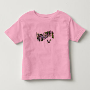 ホイットニー、フローラガールズ・ネーム・ロゴ、 トドラーTシャツ