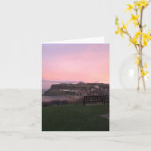 ホイットビーアットサンセット カード (黄色い花)