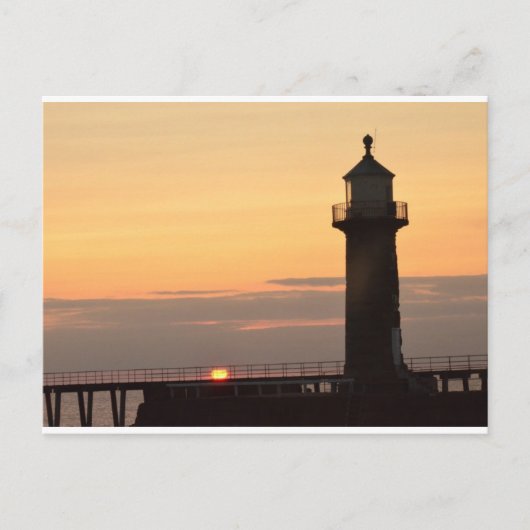 ホイットビー日の出 ポストカード (正面)