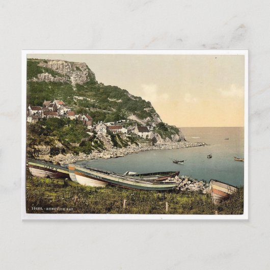 ホイットビー、ランスウィック湾、ヨークシャー、イギリス・レア・フォト ポストカード (正面)