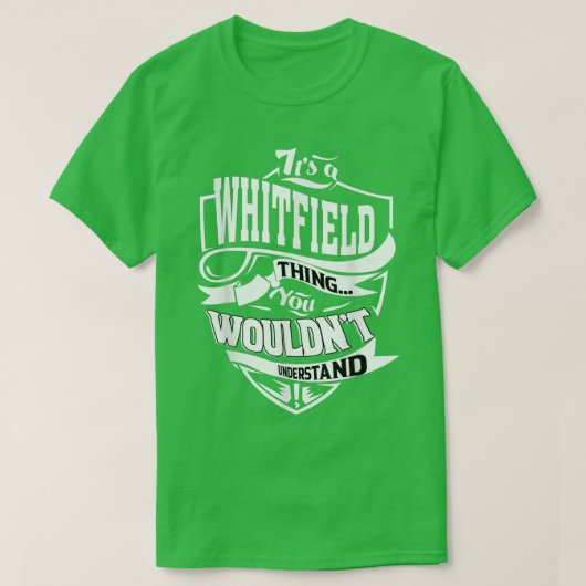 ホイットフィールドの贈り物 Tシャツ (デザイン正面)