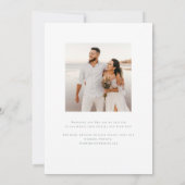 ホイットフォードハンターグリーン結婚式招待状 招待状 (裏面)