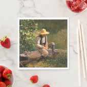 ホイットボーイ（ウィンスローホーマーによる） スタンダードランチョンナプキン (インサイチュ)