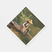 ホイットボーイ（ウィンスローホーマーによる） スタンダードランチョンナプキン (角)