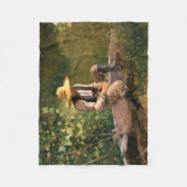 ホイットボーイ（ウィンスローホーマーによる） フリースブランケット (正面)