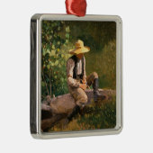 ホイットボーイ（ウィンスローホーマーによる） メタルオーナメント (右)