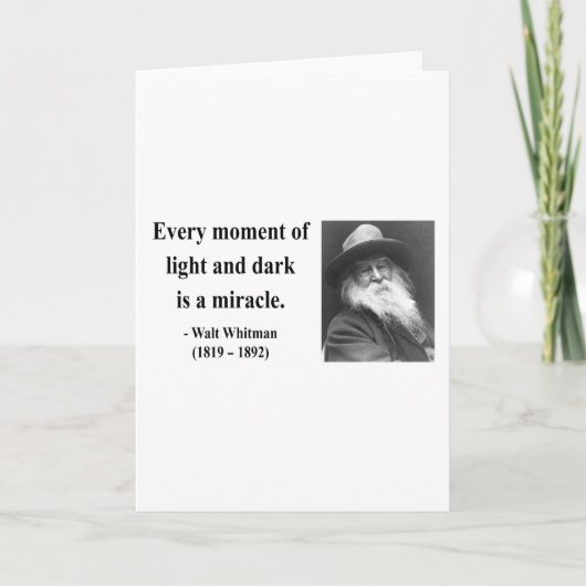 ホイットマン引用文11b カード (正面)