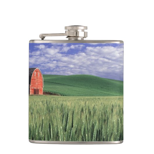 ホイットマン2の小麦と大麦の畑の中の赤い納屋 フラスク (正面)