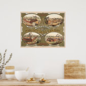 ホイットマン&バーンズ製造会社。 ポスター (キッチン)