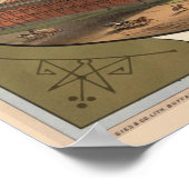 ホイットマン&バーンズ製造会社。 ポスター (角)