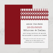 ホイットierの発表 セーブザデート (正面/裏面)