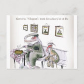 ホイップの歯を借りるヨークシャーを愛する ポストカード (正面)