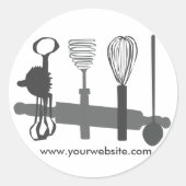 ホイップイット懸命ベーカリーエッグベーターベイカー調理師 ラウンドシール (正面)