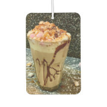 ホイップクリームとマシュマロを添えたsモーレコーヒー