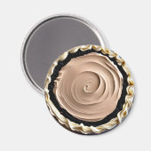 ホイップクリームチョコレートプリンパイ食品 マグネット (正面/裏面)