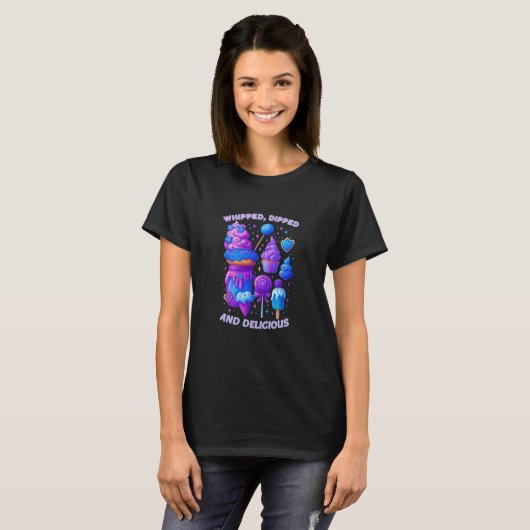 ホイップディップデリシャス キャンディコア風Tシャツ Tシャツ (正面フル)