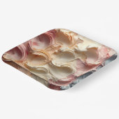 ホイップディライト：バタークリームつや消し紙プレート ペーパープレート (傾斜あり)