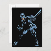 ホイップ付きキャットウーマン ポストカード (正面/裏面)