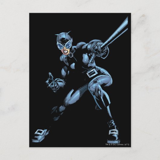 ホイップ付きキャットウーマン ポストカード (正面)