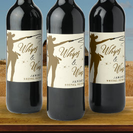 ホイップ＆ワインカウガール ブライダルシャワー ワインラベル