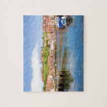 ホイッ絵画トビー港の名勝