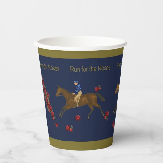 ホイティトイ走ティハウスFor theバラカップ 紙コップ (正面)