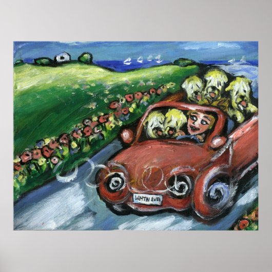 ホイテンの歌う車の乗り物 ポスター (正面)