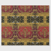 ホイバーグスダマスクバエレガントロック    ラッピングペーパー (フラット)