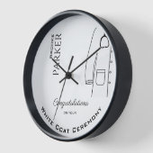 ホイパーソナライズされたトコート式 壁時計 (傾斜)
