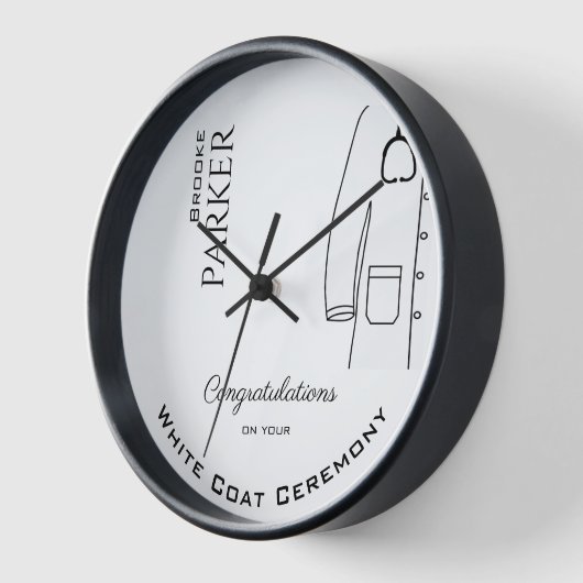 ホイパーソナライズされたトコート式 壁時計 (傾斜)