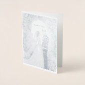 ホイパーソナライズされたル結婚ズカード 箔カード (正面)