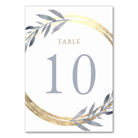 ホイフェイクルと埃の多い青の表10 テーブルナンバー (裏面)