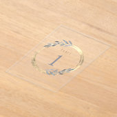 ホイフェイクルと埃の多い青の表1 アクリル招待状 (レイダウン)