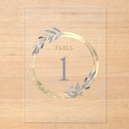 ホイフェイクルと埃の多い青の表1 アクリル招待状