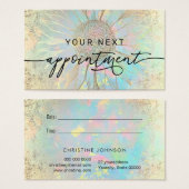 ホイフェイクルひまわりアポイントメントカード (正面&裏面)