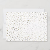 ホイフェイクルスターズは明るい輝くホリデーカード シーズンカード (裏面)