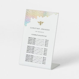 ホイフェイクルビー価格表台座標識 台座サイン