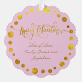 ホイフェイクル新生児女 オーナメントカード (裏面)