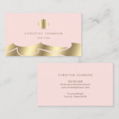 ホイフェイクル波黄金の貝殻 名刺 (正面/裏面)