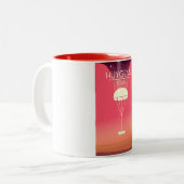 ホイヘンズタイタン宇宙アート ツートーンマグカップ (正面左)